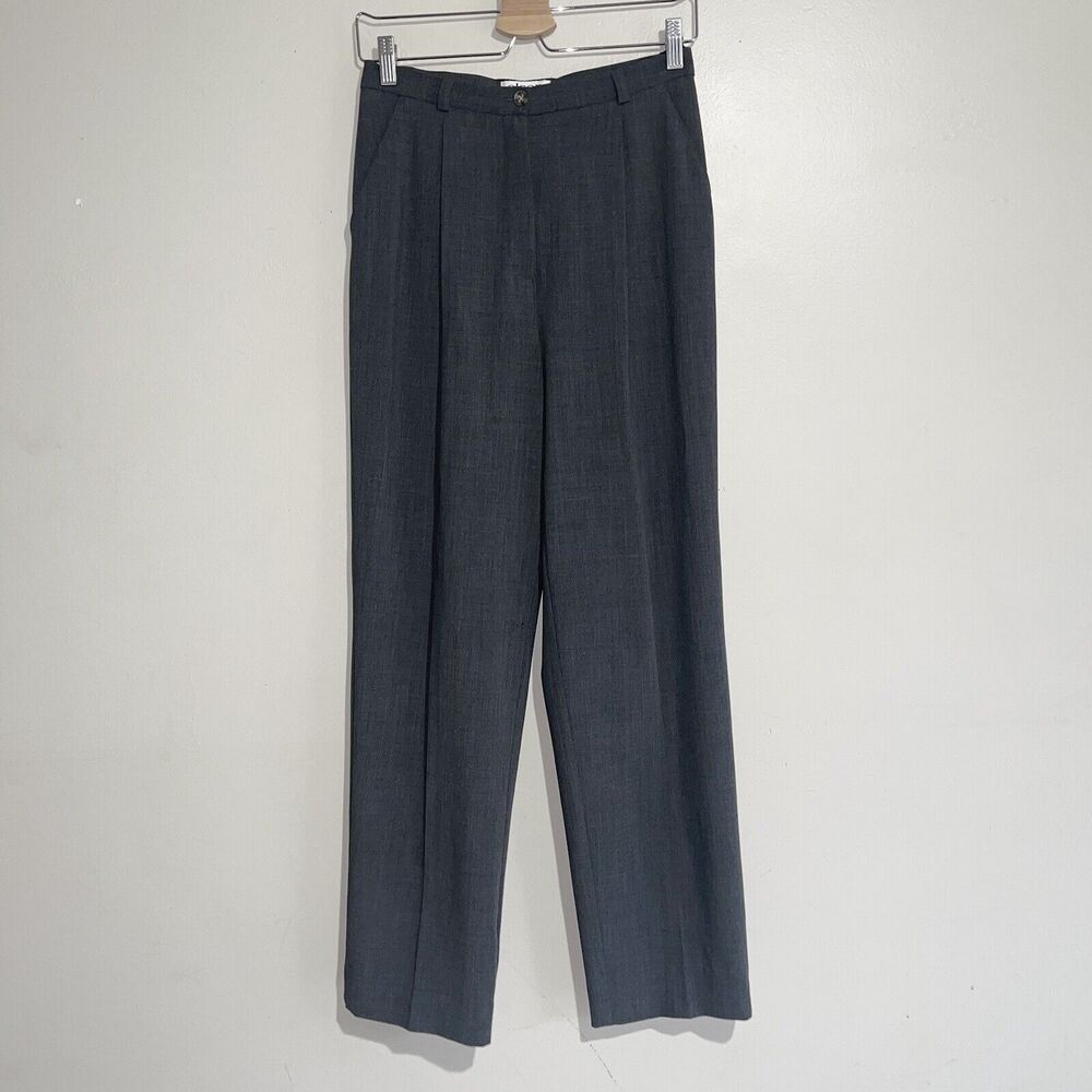 Olsen Collection Suit Dress Pants Size 6 Tapered Leg Casual Workwear Gray